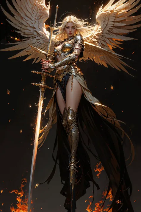 <lora:sword-angel:0.8>,Angel,huge sword,, (masterpiece, best quality, high quality, highres, ultra-detailed),