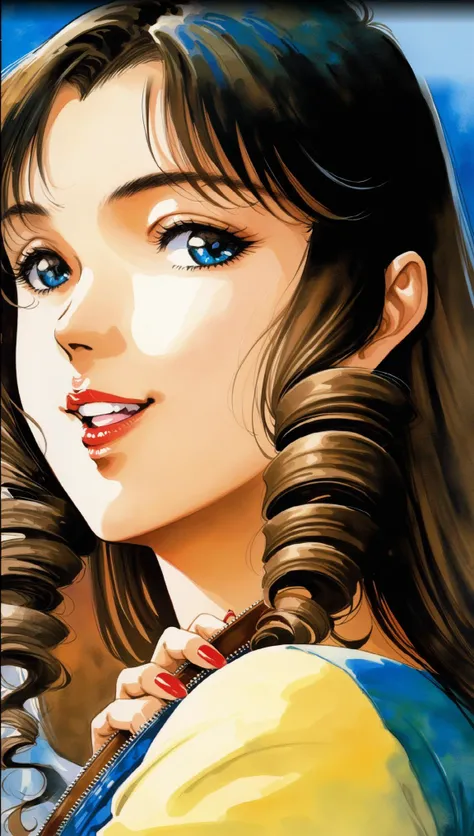 <lora:Haruhiko Mikimoto_XL:1>