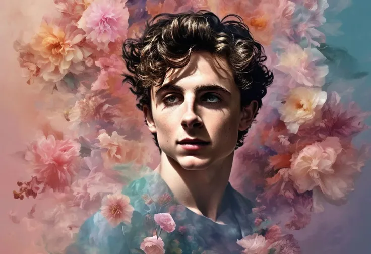 Fantasy art. Fantasy background. Fantasy character. Digital painting by Dreamer,
Timothe Chalamet a man <lora:Timothe-Chalamet:1>, encapsulating beauty in an abstract sense,
floral motifs soft color tones, naked, butt,
intriguing play of light and shadow breathtaking surreal masterpiece