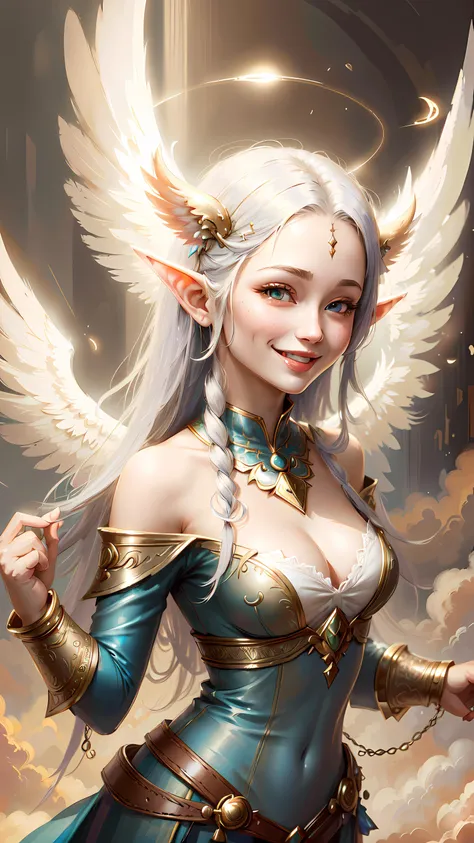 <lora:AngelicAI:.9> AngelicAI elf smiling