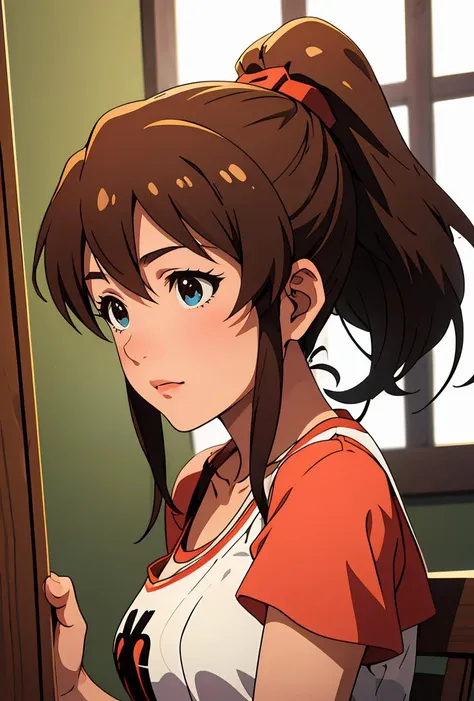 (masterpiece, best quality), 1girl,     <lora:Minako_Satake:0.8> minako satake (million live), brown hair, ponytail