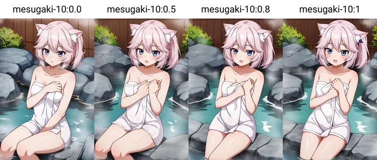(masterpiece, best quality),  intricate details,
1girl,       <lora:nynyanners:0.8> nyanners, nyatasha nyanners, 
onsen, bathing, steam, nude, 
 <lora:mesugaki-10:0.0> <lora:naked_towel_v0.1:0.8> naked towel, white towel,