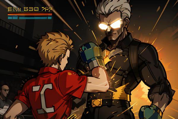 high quality, detailed face, anime, best quality, masterpiece, cinematic lights, detailed hands, animation, illustration, perfect face, <lora:neg4all_bdsqlsz_V3.5:1>, <lora:neg_bdsqlsz_V2:1>, <lora:hyperdenoiser_v090:0.6>, <lora:hyperrefiner_v090:0.6>,<lora:RaidenPunchingArmstrongMeme:1> IncrsPunchingArmstrongMeme, gameplay mechanics, (punching:1.5), (energy sparks), glowing fist
<lora:dreamlookai_lora_db_bb89d853_ckp_9966b693_step_3000_Wesker:0.7> Albert wesker, 1boy, sunglasses, short hair,