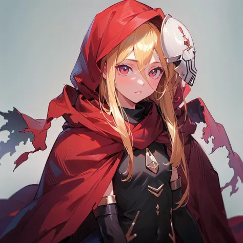 highres, HD quality, (best quality), ((masterpiece)), vibrant colors, 1girl,cape,mask,grey background,
<lora:evileye:1>