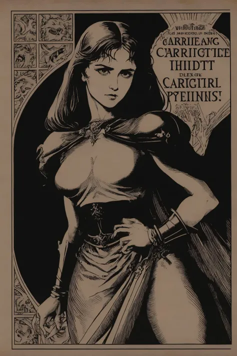 fantasyclassics, (Carolingian heroine ), <lora:FantasyClassics:1>