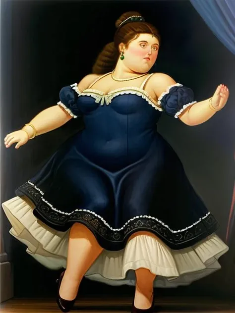 gquality, botero, <lora:botero-10:1> ballerina