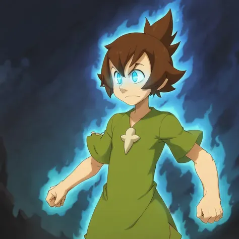 wakfu,1boy,green shirt,brown short hair,tall,blue fire aura,glowing eyes
 <lora:wakfu-000019cs2:0.6>, <lora:Shaggy_RogersXL:0.81>