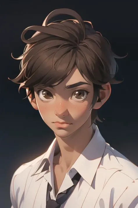 masterpiece, best quality, high quality, 1boy, solo, male focus, looking at viewer, upper body, <lora:souta_mochizuki:0.72>, souta_mochizuki, brown hair, brown eyes, realistic,