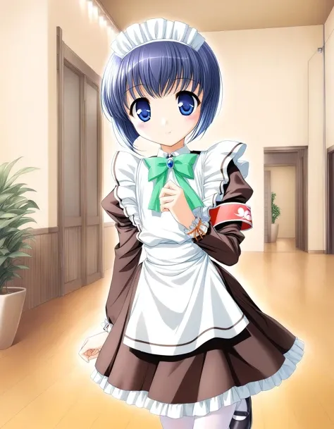 1girl,
<lora:sdxl-boldline:-1>,
<lora:sdxl2-flat2-512b:-1>
indoor,
cowboy shot,
detail background,
dynamic pose,
happy,
Posing as if holding a large book,
hand on own arm,
BREAK,
<lora:yoakena_A3_XL_V1_0-000010:0.8>,
yoakena, mia clementis, short hair,blue hair,blue eyes,flat chest,
maid, armband, pantyhose, shoes, white pantyhose, bow, apron, long sleeves, maid headdress,mary janes,