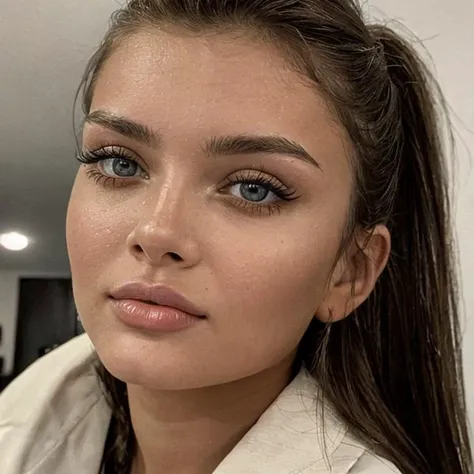 rubia de ojos celestes parecida a la modelo taylor marie hill