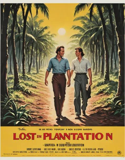 lost in plantation, classic poster