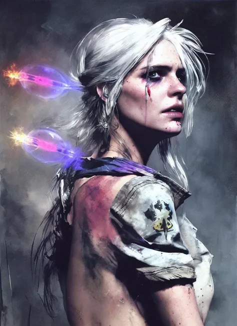 drunken sks woman as delirium from sandman, ( hallucinating colorful soap bubbles ), by jeremy mann, by sandra chevrier, by dave mckean and richard avedon and maciej kuciara, punk rock, tank girl, high detailed, 8 k
