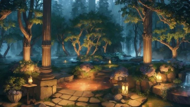 overlooking waterfall, gorgeous scenery, twilight, joy, forest, warping trees and branches, twisting, tethering, spindles, impeccable, flowing, blending, trending on artstation, fantasy, rainbow gorgeous, vivid, happy, cuddly, endearing, fantasy art, mandala, psychedelic, joyful, Mandelbrot, Julia set, mystical, , ancient ruins, ancient patterns, twisting bending patterns and symbols, volumetric shadows, dynamic shadows, volumetric lighting, dynamic lighting, real shadows, intricate detail, analytical art, masterpiece, bestseller, heart felt, sincere, serene, tranquility, emotional, high resolution
<lora:add_detail:.4>, <lora:fansty world_20230601105102:.4>,