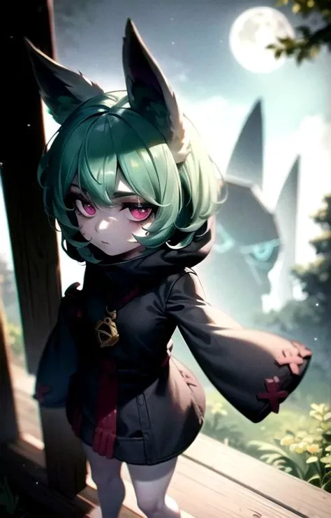 <lora:vex3:1>, vex1, (grey skin:1), upper body, mature, cute, standing, outdoors, sky, closed mouth, glare, looking at viewer, forest, night, deep night, trees, moon rays, moon, detailed background, best quality, masterpiece, comic,novel illustration, backlighting,extremely detailed CG, 8k wallpaper, bright, high quality, (masterpiece:1.3), low contrast,