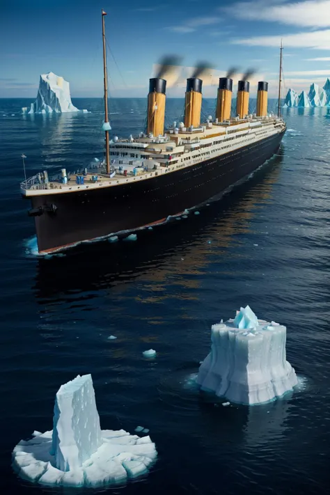 (masterpiece, best quality), intricate details,
<lora:Titanicus:0.8> Titanic, ship, open sea, icebergs,