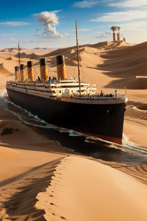 (masterpiece, best quality), intricate details,
<lora:Titanicus:0.8> Titanic, ship, desert, sand, sand dunes,