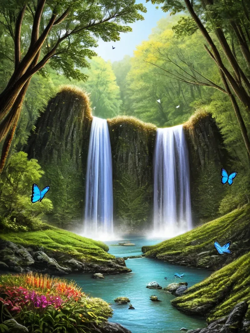 1girl,(close-up), (3/4 view:1.5), masterpiece, gorgeous nature woman, detailed face, forest, plants, bright and vibrant colors, birds, butterflies, nature, river, waterfall (seductive and elegant pose:1.5), breathtaking background,
<lora:PD6B(Any-DoK+02_05e1_U_D4A2)ProDG3ep2bt:01>