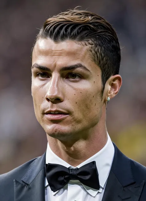 photo of sks person in tuxedo cristianoronaldo-ti <lora:lora-small-cristiano-ronaldo-v1:0.2> <lora:locon_cristianoronaldo_v1_from_v1_64_32:0.3>, natural lighting, suit