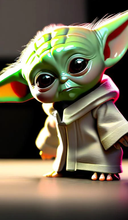 Yoda by Jeszika Le Vye, trending on artstation, hyperdetalied,