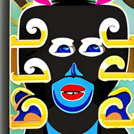 A three eye woman eating