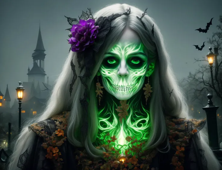 masterpiece, awesome quality, hyper detailed, DonM3lv3s __Bo/halloween/random*__ , <lora:DonM3lv3s-000008:0.8>