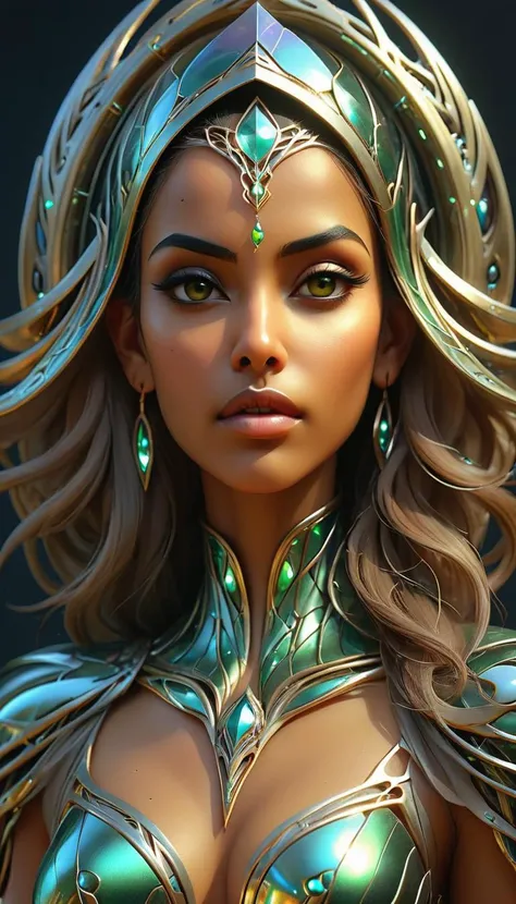 Imbue the image with visions of hope, wonderment, and majestic majesty.,,,, pada age icon style portrait of a gorgeous arabian female surgeon, holographic translucent plastic zaha hadid architecture, by leonardo davinci, photorealistic, photorealism, dof, shiny, circuit bent cloth, with scratches, silk sheets over the head with iridescent peacock feather highlights, inspired by dnd overwatch, iridescent glistening metal, smooth surfaces, front frets the shot, cinematic lighting, sci-fi, hyperrealistic, high details, octane render, artstation, golden ratio, rule of thirds, perfect symmetry, elegant, rich deep moody colors, intricate, post processing, (by WLOP:1.23), weta digital art by Yoshitaka Amano, Matte painting, James Gurney and Mike Mignola, David kostic and Artgerm and John Collier, bokeh, Steven Spielberg, unreal engine
<lora:Bio-Luminescence:0.4> <lora:artfullyENGRAVED_SDXL_V1:0.3> <lora:DonM3lv3sXL:0.6> <lora:DonM3t3rn1tyXL-v1.1:0.4> <hypernet:ghost_v10:0.3>