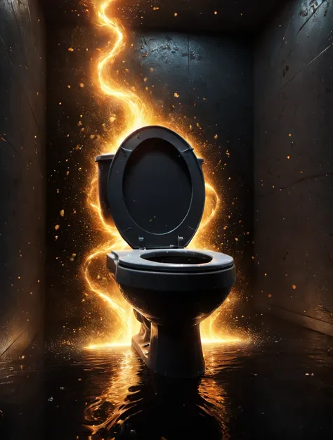 drkfntasy toilet,floating glowing particles,16k,evil,cinematic,epic,masterpiece,awardwinning,trending on artstation,<lora:darkfantasystyle-step00000300:1>