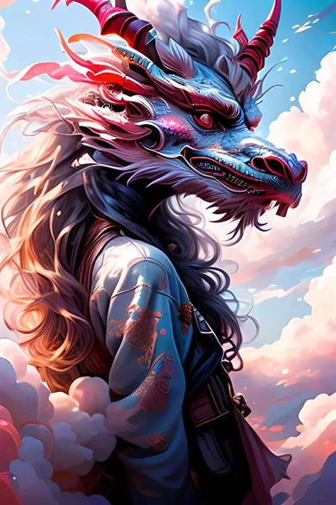 DragonCute, 1girl, solo, long_hair, silver hair, ribbon, standing, hair_ribbon, dragon hug, outdoors, horns, sky, day, cloud, mini skirt, from_side, blue_sky, floating_hair, (dragon), (eastern_dragon),(dragon hug),
<lora:DragonCute:0.6>, ultra realistic,32k,RAW photo,(high detailed skin:1.2), 8k uhd, dslr, soft lighting, high quality, film grain, abstract, cloud, flower, dreamwave, <lyco:GPTS4 dreamwave full_478773:0.6>, ultra realistic,32k,RAW photo,(high detailed skin:1.2), 8k uhd, dslr, soft lighting, high quality, film grain