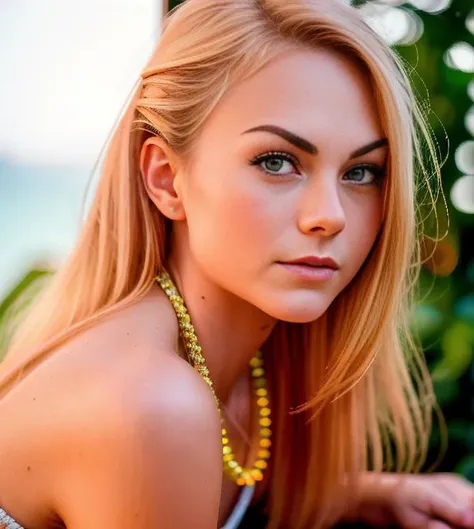 young nude model Avril Lavigne with long, straight blonde hair flowing in the wind. she is a model, she is scared, panicked and lost, her mouth is open in the background there is a dark pond full of orchids, flowers and reeds, (in the light of the setting sun: 1 ,2), perfect eyes, perfect hands, perfect body, perfect hair, very small breasts, hair behind the ear, UHD, retina, masterpiece, accurate, anatomically correct teenager, textured skin, super detail, high detail, high quality, award winning , best quality, high resolution, 16k, 8k,