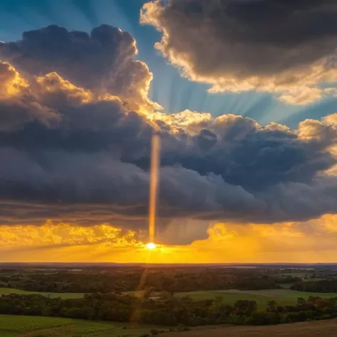 HDR photo of <lora:Film Stock Footage Style:1>
An epic hdr polarized Cinematic wide landscape view of a sunset with a dark cloud and a bright warm sun with beam ray Kodak Vision3 500T Film Stock Footage Style, High dynamic range, vivid, rich details, clear shadows and highlights, realistic, intense, enhanced contrast, highly detailed