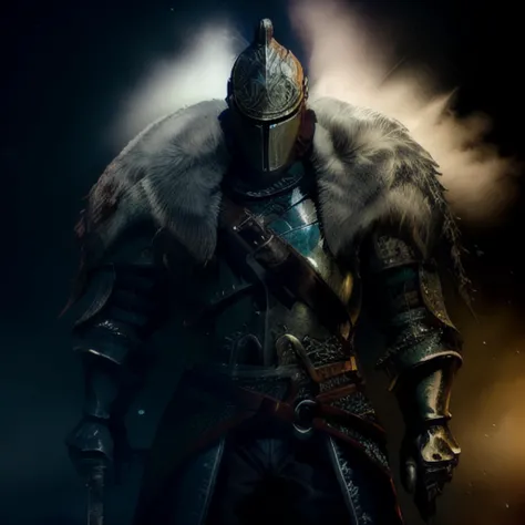 <lora:Faraam:1>portrait of DS2Faraam, action shot,dramatic ,wearing an iron armor,dark blue legs, background dark forest,dark fantasy,gothic atmosphere,illustration, extremely detailed ,8k, rainy, reflections,ray traycing,deviant art,symetrical helmet