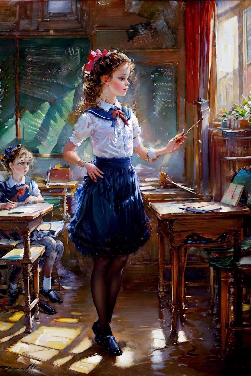 Oil painting style by Konstantin Razumov | 油画风-康斯坦丁·拉祖莫夫 v1.0