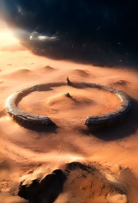 (POV view , DOF, first people view from the entrance, low angle shot:1.4),
(Ancient civilization, Alien Prometheus movie scene, dune movie scene:1.5),
In the distant future, humans are spread across planets and ruled by an empire. The most important scene in the Dune movie, "Arrakis", was filmed in the Wadi Rum desert, the largest desert in Jordan, also known as the "Valley of the Moon". Some scenes were filmed in Rubou, Abu Dhabi, the Middle East. Shot in the Rub' al Khali desert. In addition to the desert landscape, the towering rocky scenery was also the main reason why it was chosen as the shooting location.
(Large Files, Ultra Realistic, 8K, 16k, FHD, HD, VFX, Perfect, Photography, composition, Architecture Sales Photography, Architecture Competition, Ultra High Resolution, Cinematography, High Resolution Image:1.1), (dramatic lighting, direct sunlight, ray tracing, clear shadow:1.2), (real landscape:1.1), (blurred background:1.0), (urban background, more_details) ,
extremely detailed, hillscastel, <stardeaf-cold-arc>, great lighting, clear, Neo Classic