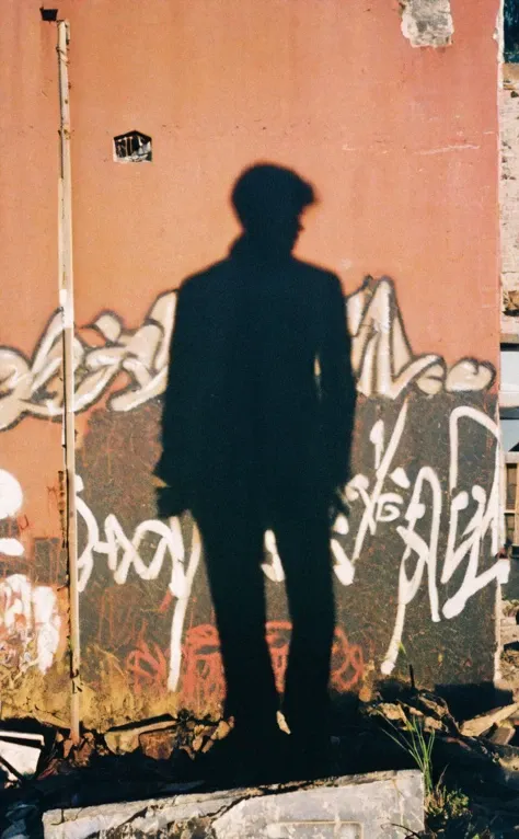 leogirl, realistic Documentary photography, <lora:add-detail-xl:0.3>,
The setting sun casts a long shadow of a lone figure standing atop an abandoned building. The figure is a young rebel, his silhouette sharply defined against the fiery backdrop of the setting sun. Graffiti murals, a testament to the defiance and creativity of the youth, cover the building's walls. The contrast between the vivid colors of the graffiti and the stark silhouette of the rebel creates a powerful impact. The composition is balanced yet tense, mirroring the rebellious spirit of the subject.