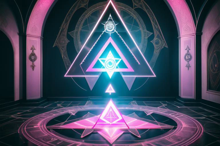highly insanely detailed, masterpiece, top quality, best quality, highres, 4k, 8k, RAW photo, (very aesthetic, beautiful and aesthetic),
occult,nun,religious_dedication,sacred_space,spiritual_themes,religious_art,holy,pious_lifestyle,crucifix,occult_symbols,pews,religious_paintings,conspiracytech,masonic_symbol,foil,occult_symbol,futuristic_technology,arcane,occult,eerie,reflective_surface,metallic_texture,unsettling,conspiracy_theory,creepy,illuminati,secret_society,scifi,cyberpunk,
<lora:Occult_XL:1>,
(1girl:1.3), 1other,
pure purple background,pure pink background,(color splash background,neon color background),
âââ