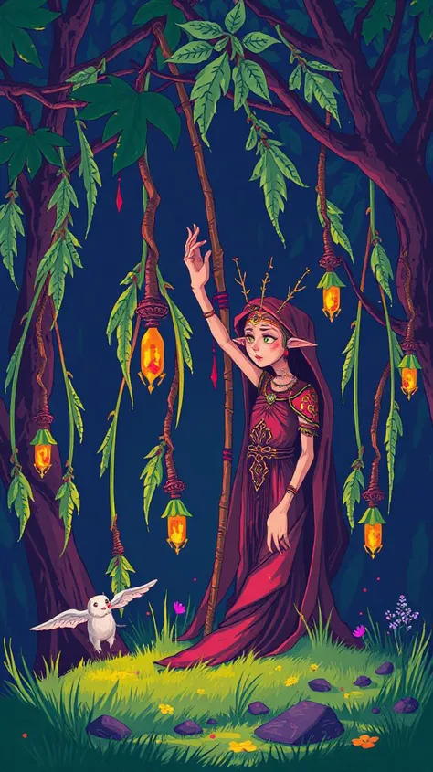 Glitchcore Art Style, retro game art pixel-art. In an early-medieval setting.
A Willowkin, gentle beings that resemble slender willows swaying in the breeze. They have a calming presence and are known for their healing abilities.
dynamic, dramatic, (vibrant:1.2), (vibrant colors:1.3), medieval fantasy game art, nostalgic, charming, glitchcore art style