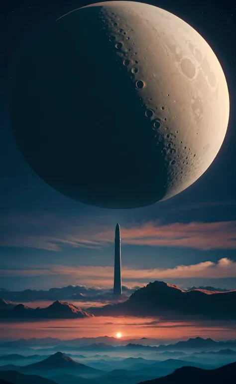 alien-landscape, colossal-structures, chilling-atmosphere, exoplanet-weather, vertical-9:16-composition, awe-inspiring-vistas, hyper-realistic-textures, breathtaking-lighting, trending-on-artstation, award-winning-capture, Canon-EOS-R5, 8k-resolution, serene, no-humans, gas-giant-rising, floating-spires, vibrant-colors, ethereal-sky