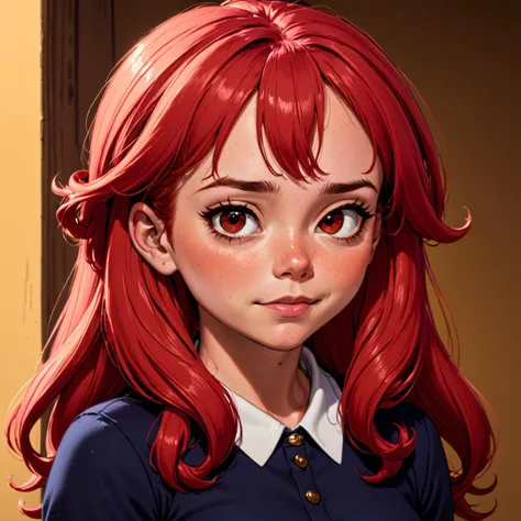 sdgen 1girl, cute, red hair, masterpiece, detailed, clear, (sdgen_ti:0.9)
