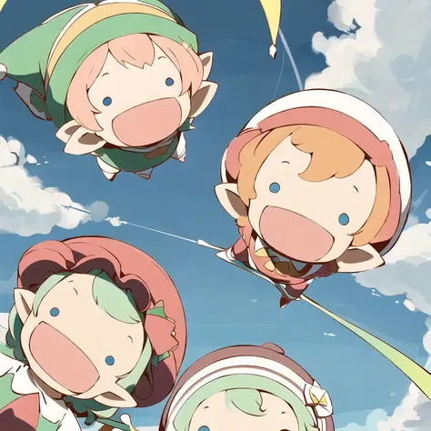 3+youseisan, flying, from below <lora:youseisan:0.8>