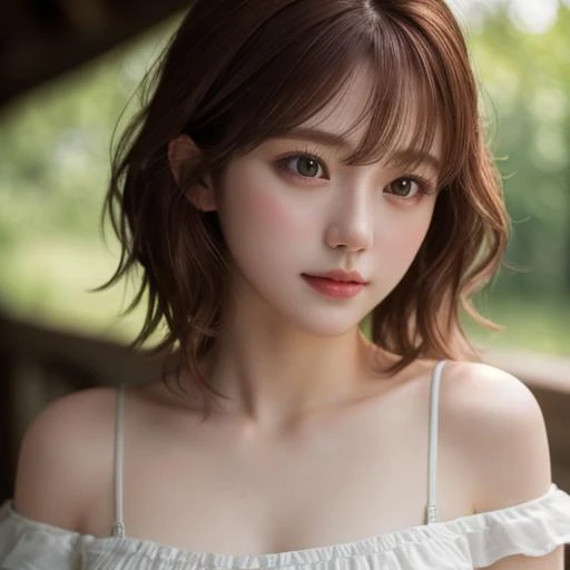 <lora:KK-V2-18:0.8>, 1girl, masterpiece, top quality, 8k hdr, RAW, looking at viewer, intricate details, sharp focus, natural lighting, realistic, professional, delicate, amazing, finely detailed, beautiful detailed, colourful, medium hair, brown hair, upper body, dress,  small breasts