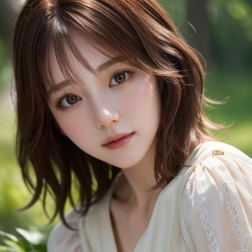 <lora:KK-V2-18:0.8>, 1girl, masterpiece, top quality, 8k hdr, RAW, looking at viewer, intricate details, sharp focus, natural lighting, realistic, professional, delicate, amazing, finely detailed, beautiful detailed, colourful, medium hair, brown hair, upper body, dress,  small breasts