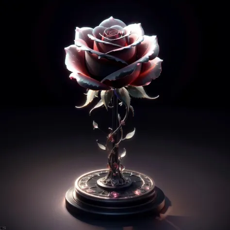 Rose. 3D. dramatic lighting, 3D, simple black BG.
cycles render, caustics, artstation, hyper realistic, detailed, photography, volumetric, ultra detailed, intricate detail, 32k, super resolution, Cinematic Lighting, Accent Lighting, Global Illumination
masterpiece, <lora:pedestal-v2:1>