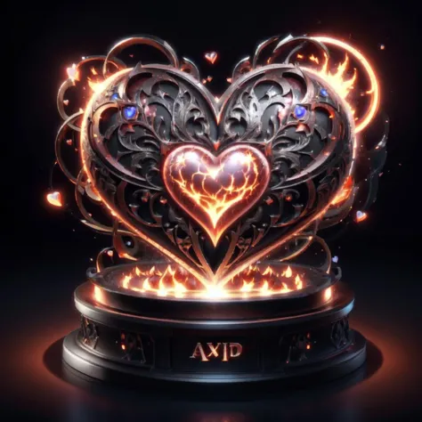 Heart of Volcano Magic. 3D. dramatic lighting, 3D, simple black BG. circle (pedestal:1.2).
cycles render, caustics, artstation, hyper realistic, detailed, photography, volumetric, ultra detailed, intricate detail, 32k, super resolution, Cinematic Lighting, Accent Lighting, Global Illumination
masterpiece, <lora:pedestal-v2:1>