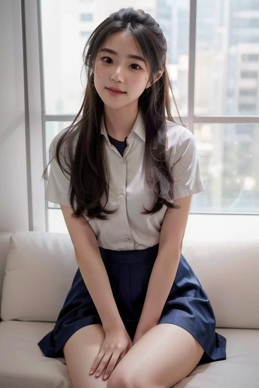 1girl, solo,<lora:acjcv2:0.6> school uniform, white shirt, 8K, 8k uhd, dslr, Nikon Z9, soft lighting, high quality, film grain, ((cinematic look)), soothing tones, insane details, intricate details, hyperdetailed, epic realistic, real picture, intricate details, ultra-detailed, ultra highres, depth field,(photorealistic,realistic:1.2),best quality, realistic, photorealistic, (intricate details:1.2), (delicate detailed), (cinematic light), clear line, sharp focus, realistic face, detailed face unity 8k wallpaper, ultra high res, (photorealistic:1.4)