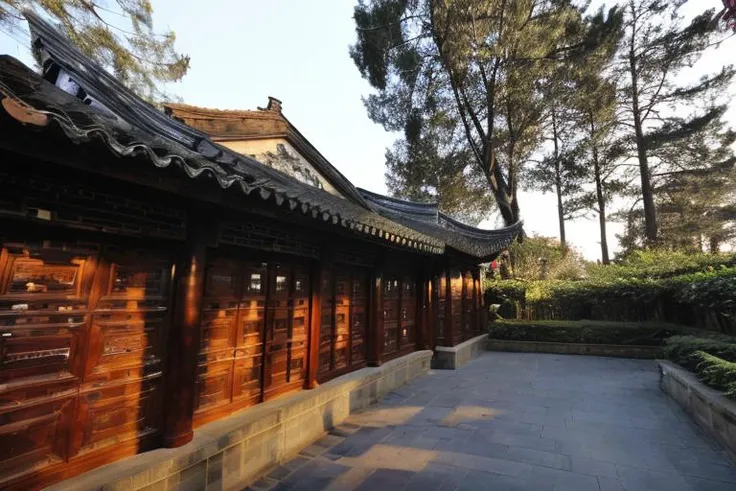 masterpiece,best quality ,realistic,(architectural photography:1.1)


suzhouyuanlin,no humans,garden,Building details,facade details,water,tree,white wall,out doors