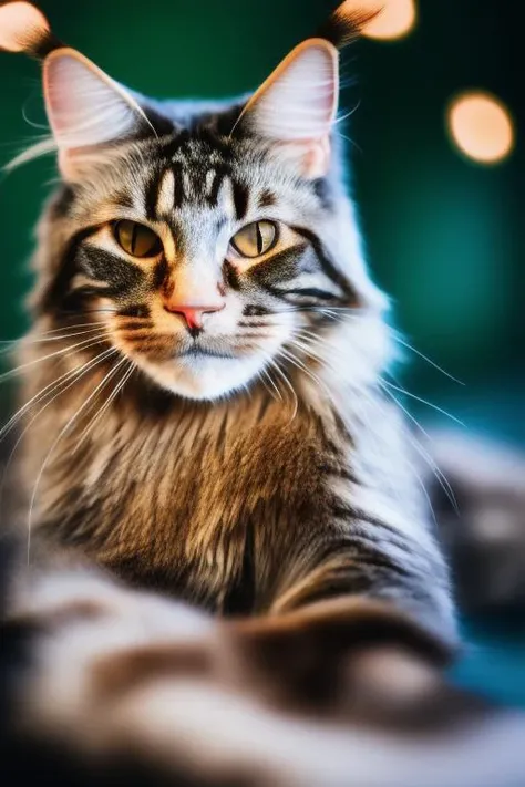 maine_coon<lora:maine_coon:1>,bokeh effect,