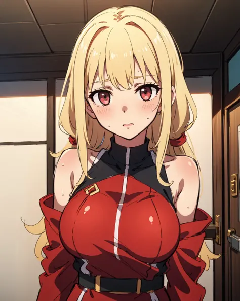 1girl, solo,masterpiece, best quality,body,adolescent,sweat,virgin,(sketch:1.4)
?, spoken_question_mark, grabbing, grabbing_from_behind, 1girl, blonde_hair, self_fondle,blush, long_hair, bare_shoulders, large_breasts, grey_eyes, deep_skin, masterpiece, best quality, high quality,