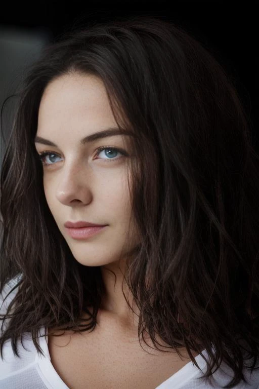 <lora:r3b3cc4f3rgus0n:0.9>, a Realistic photo of a r3b3cc4f3rgus0n woman, long hair, breasts, looking at viewer, blue eyes, brown hair, jewelry, underwear, panties, necklace, lips, black panties, hands on hips, realistic, leopard print, soft lighting, professional Photography, Photorealistic, detailed, standing in a dark Studio Room background, blurred background, RAW, analog, sharp focus, 8k, HD, DSLR, high quality, Fujifilm XT3, film grain, award winning, masterpiece