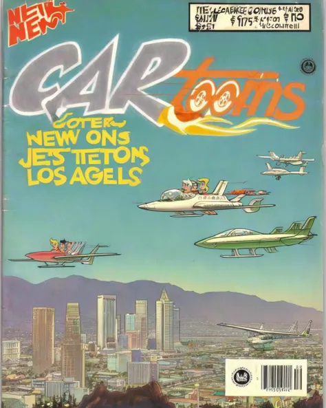 retr0magz, jetsons flying over los angeles <lora:retr0magz_SDXL_v1_32:1.0>