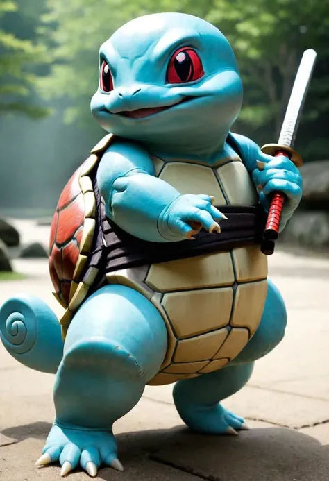 Pokemon samurai squirtle
